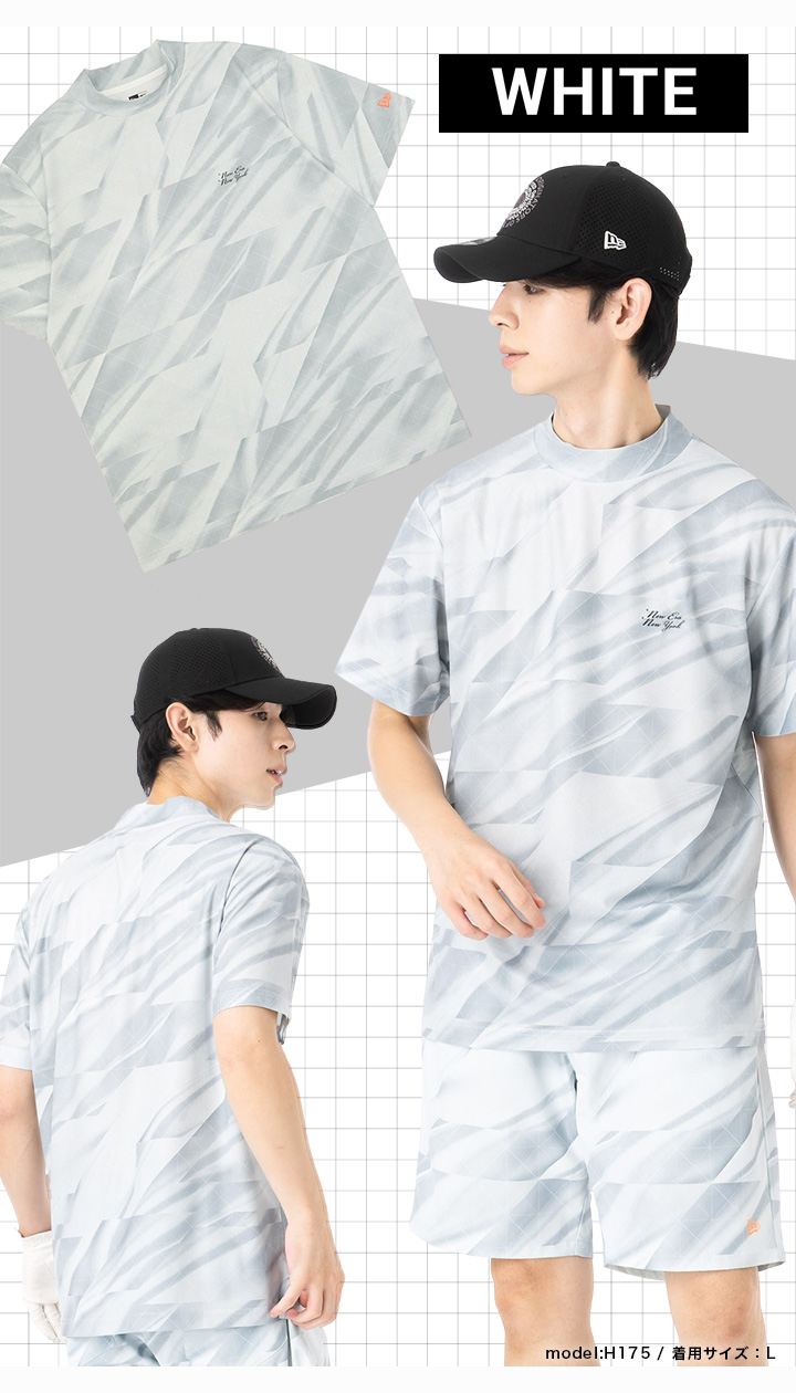 NEW ERA（ニューエラ） ニューエラゴルフ ミッドネック半袖Tシャツ