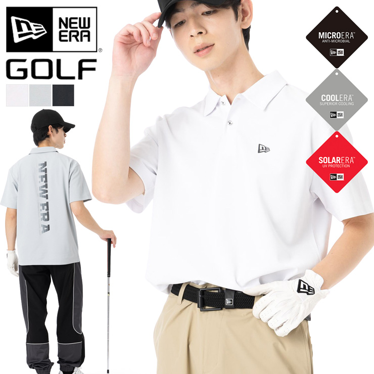 NEW ERA ゴルフメンズポロシャツ＆キャップ 2点セット(写真を訂正しました NEW ERA（ニューエラ） ゴルフ 半袖ポロシャツ : ONSPOTZ Yahoo