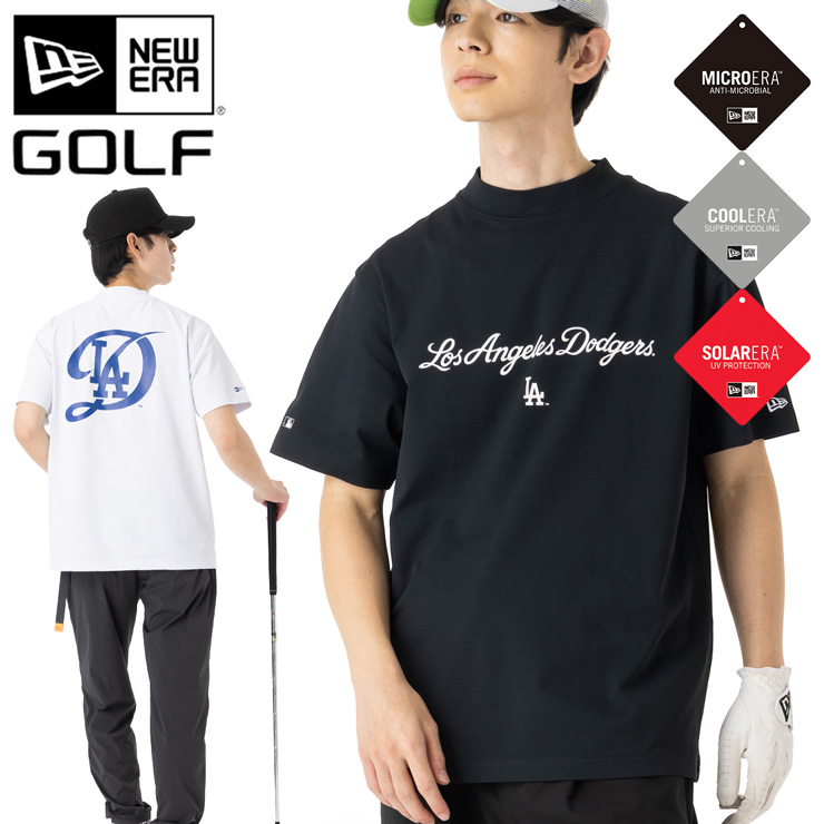 NEW ERA（ニューエラ） ニューエラゴルフ ミッドネック半袖Tシャツ MLB
