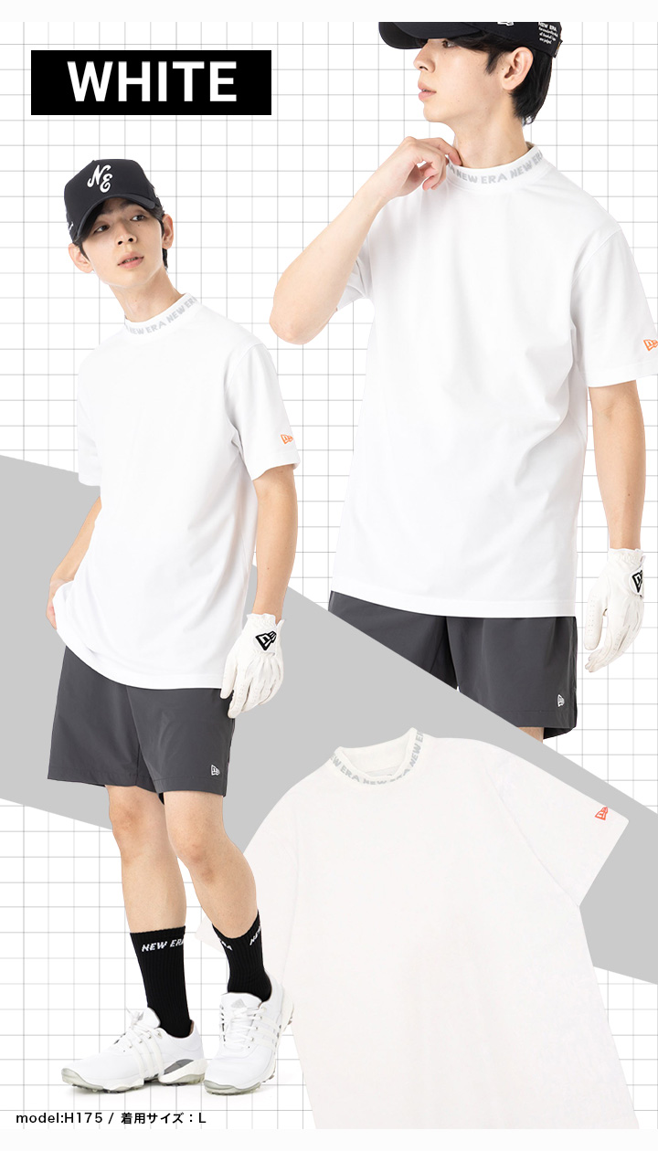 NEW ERA（ニューエラ） ニューエラゴルフ ミッドネック半袖Tシャツ
