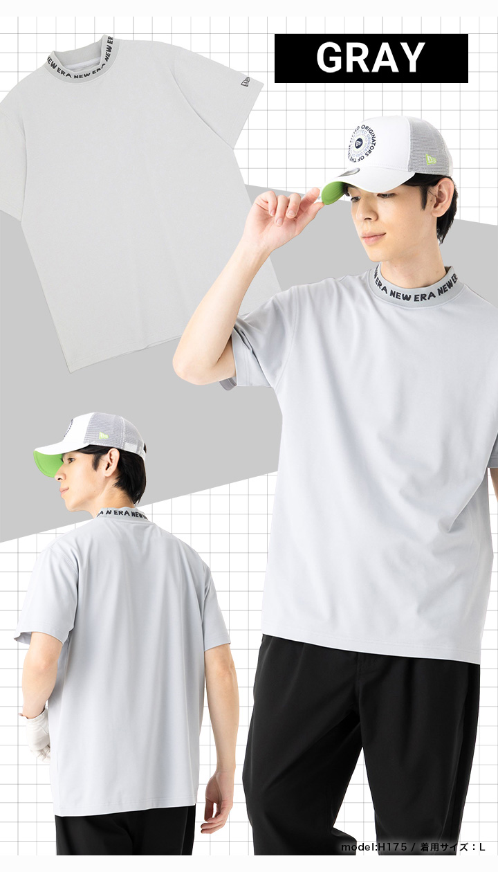 NEW ERA（ニューエラ） ニューエラゴルフ ミッドネック半袖Tシャツ