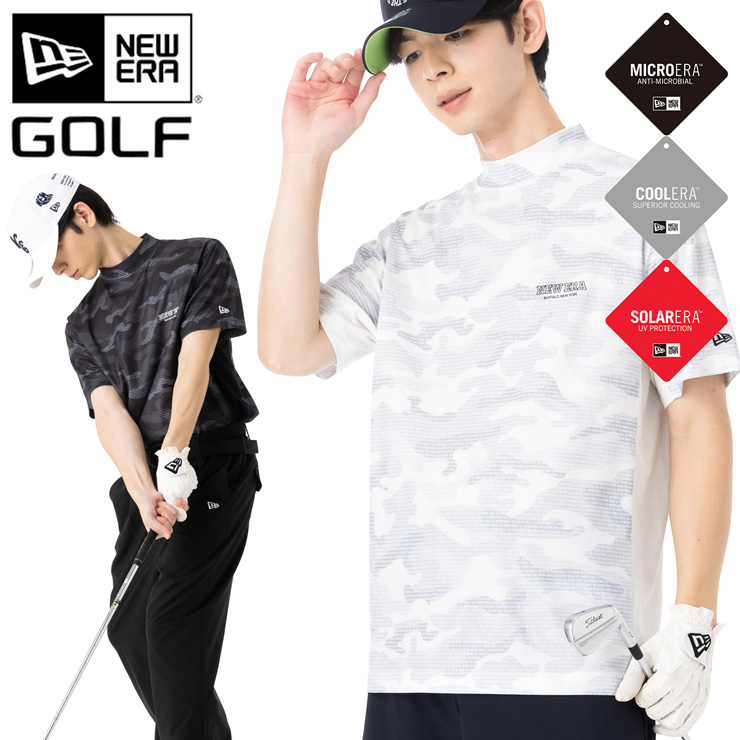 NEW ERA（ニューエラ） ニューエラゴルフ ミッドネック半袖Tシャツ