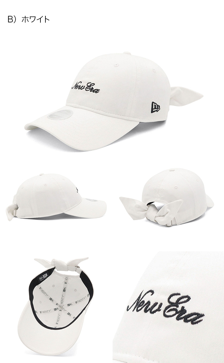 NEW ERA（ニューエラ） ゴルフキャップ 9TWENTYロングバイザー リボン