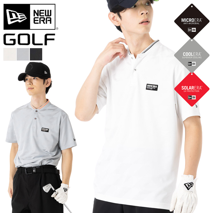 NEW ERA（ニューエラ） ゴルフ 半袖ポロシャツ ショートカラー