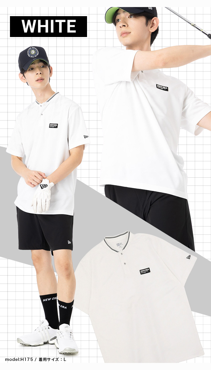 NEW ERA（ニューエラ） ゴルフ 半袖ポロシャツ ショートカラー