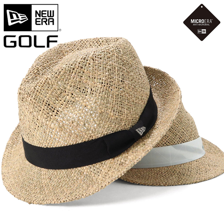 パーリーゲイツ ゴルフ麦わら帽子ストローハット紺系 中折れハット メッシュ NEW ERA（ニューエラ） ゴルフ 中折れハット 麦わら : ONSPOTZ Yahoo