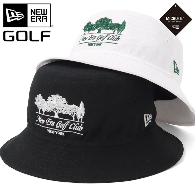 美品【ニューエラ×ピーエックスジー】限定コラボ ハット ゴルフ 黒ブラック×白 NEW ERA（ニューエラ） ゴルフ バケットハット : ONSPOTZ Yahoo