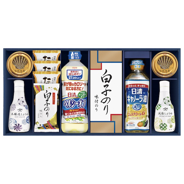 二分の一 50%OFFヤマサ鮮度しょうゆ＆白子のり詰合せ IT-80R2 調味料、料理の素、油-調味料詰め合わせ