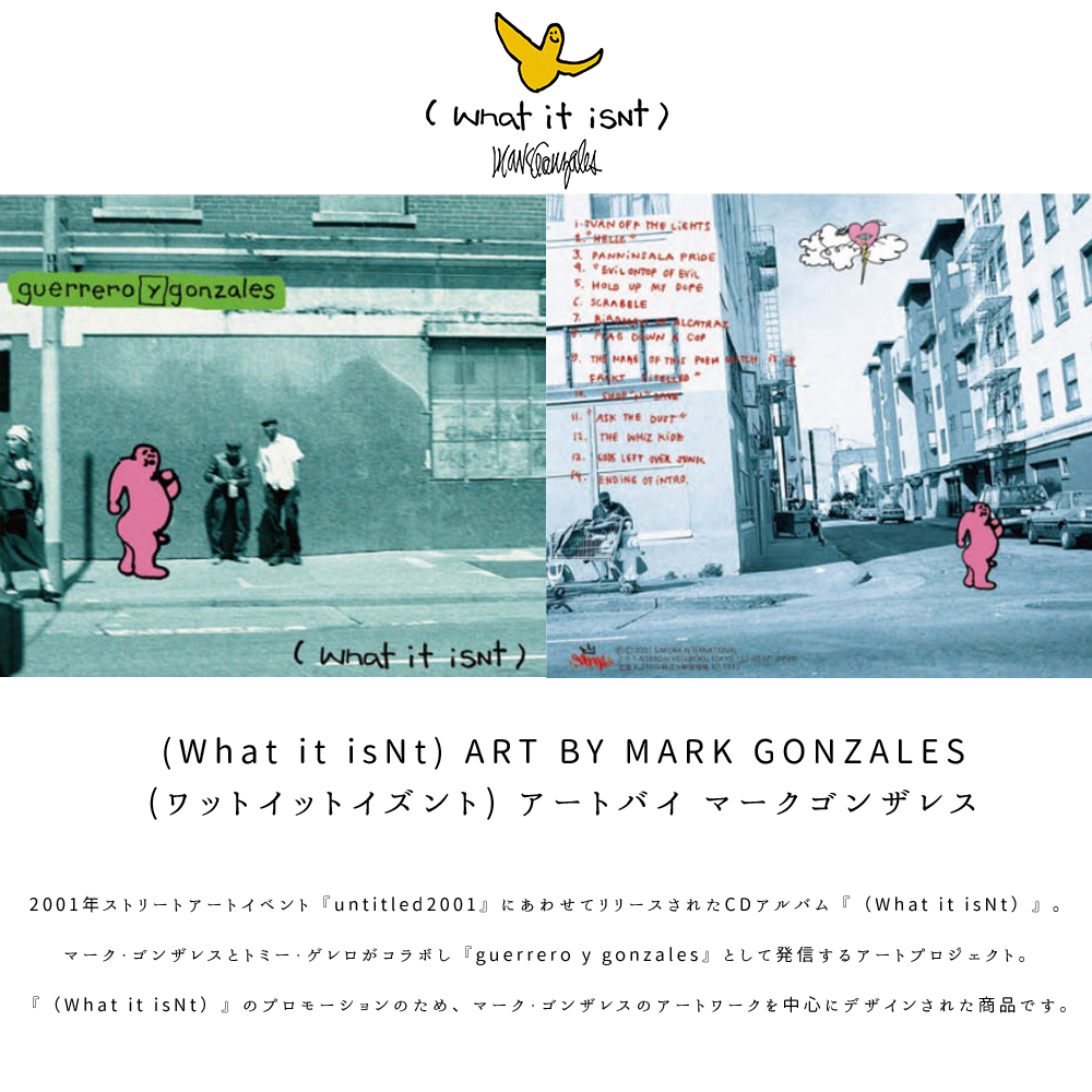 Mark Gonzales 中綿 ジャケット メンズ ワットイットイズント