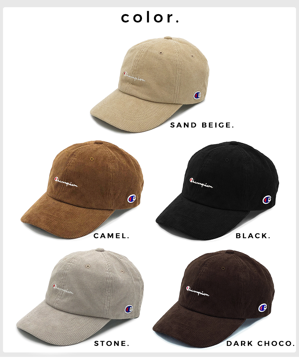 キャップ コーデュロイ レディース 深め チャンピオン