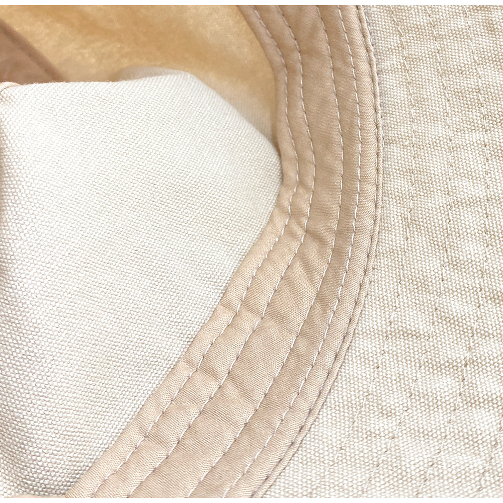 紐付き バケットハット 深め ツバ長