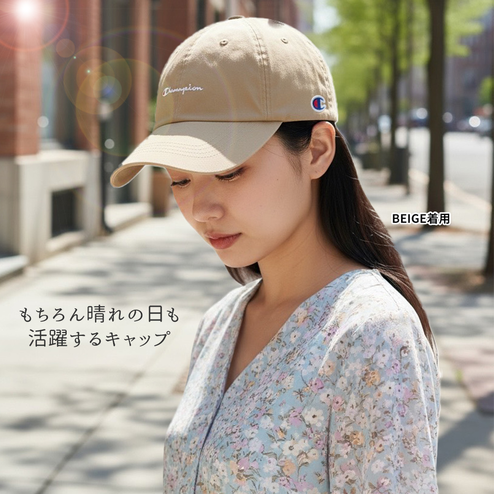 キャップ 撥水キャップ 深め メンズ チャンピオン Champion 撥水 小顔