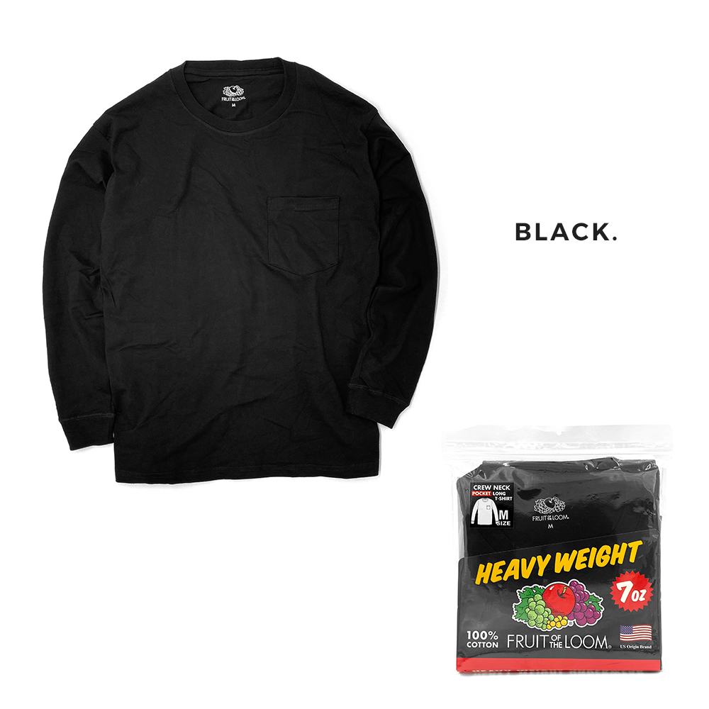 FRUIT OF THE LOOM（フルーツオブザルーム） ロンT メンズ ポケット