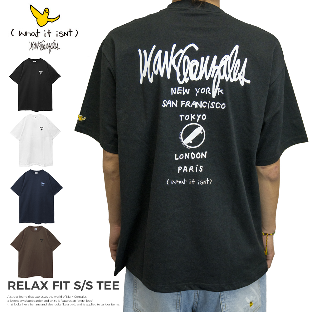 Mark Gonzales マークゴンザレス what it isNt Tシャツ メンズ