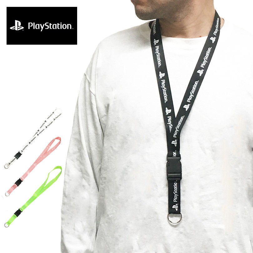 プレイステーション キャラクターストラップ プレイステーション PlayStation ランヤード ネックストラップ