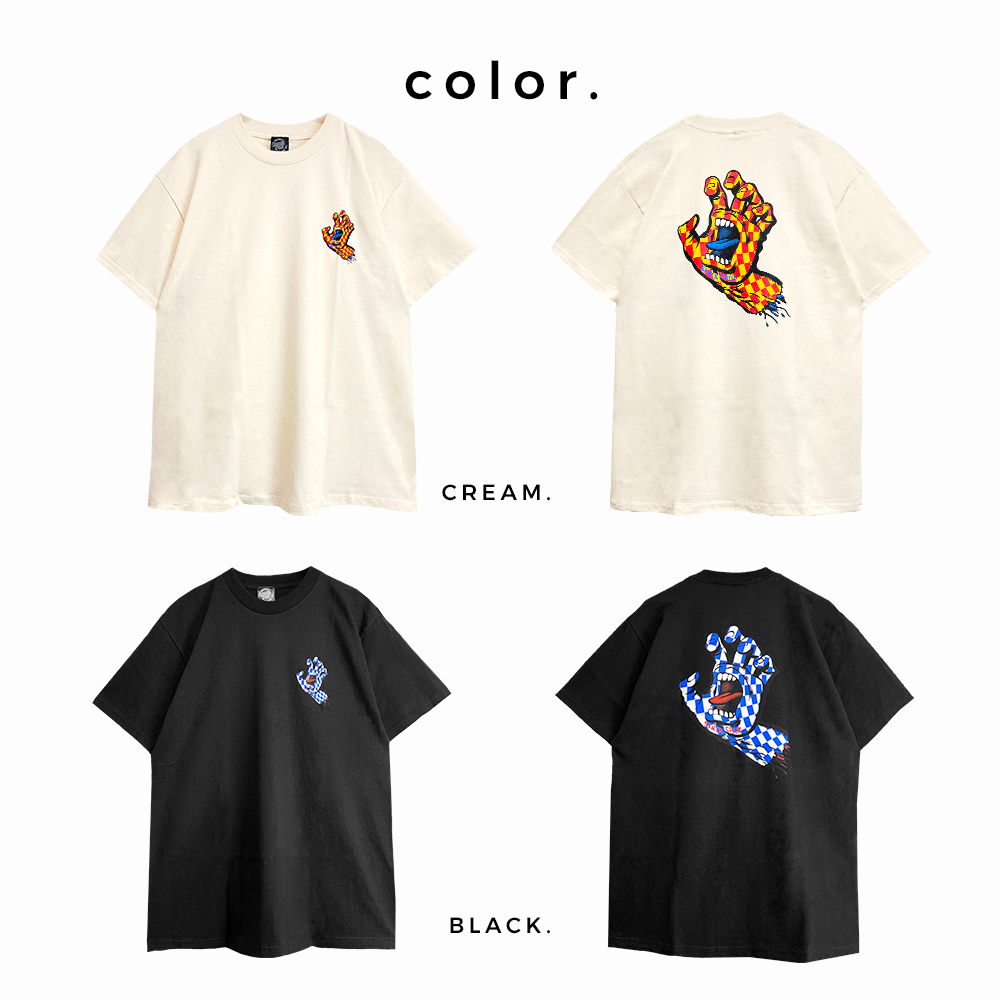 SANTA CRUZ Tシャツ 半袖 サンタクルーズ Arch Check Hand Santa