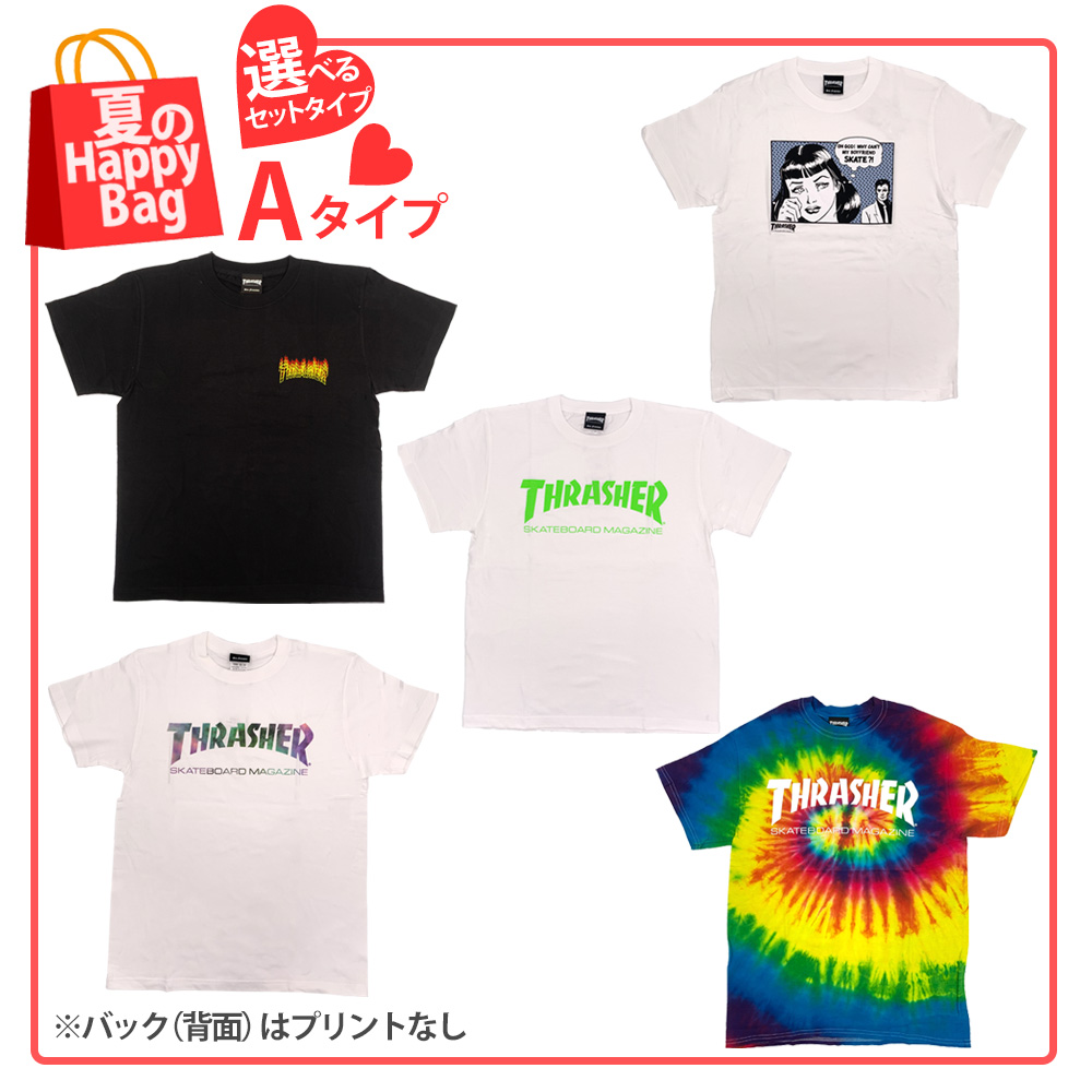 THRASHER（スラッシャー） Tシャツ 5枚セット 夏のハッピーバッグ 福袋