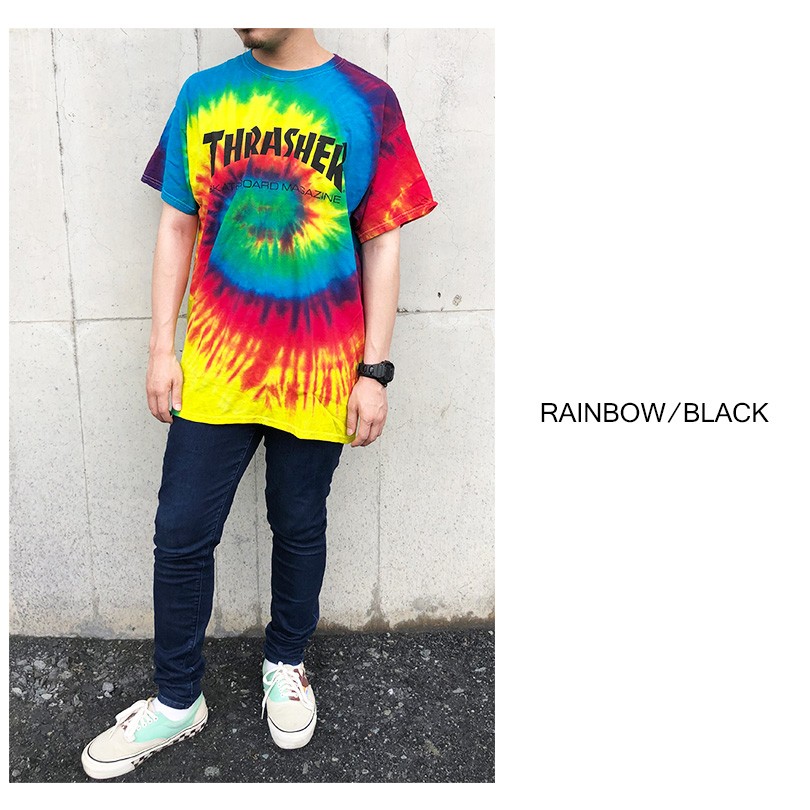 Tシャツ スラッシャー THRASHER メンズ レディース タイダイ タイダイ柄Tシャツ ブランド MAG LOGO TIE DYE TEE  エスニック アジアン サイケ フェス : thrasher146-th8101rtd-5022 : capsule - 通販 -  Yahoo!ショッピング