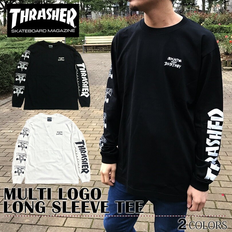 スラッシャー Ｔシャツ メンズ レディース ロンＴ THRASHER ロング