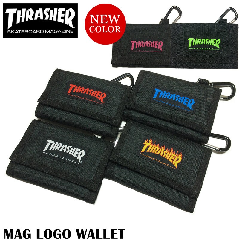 ゆうパケット送料無料】スラッシャー THRASHER 財布 メンズ レディース ２つ折り キッズ マグ ホワイト フレーム レッド ブルー ピンク  カラビナ :thrasher219-THRSG100-0001:capsule - 通販 - Yahoo!ショッピング