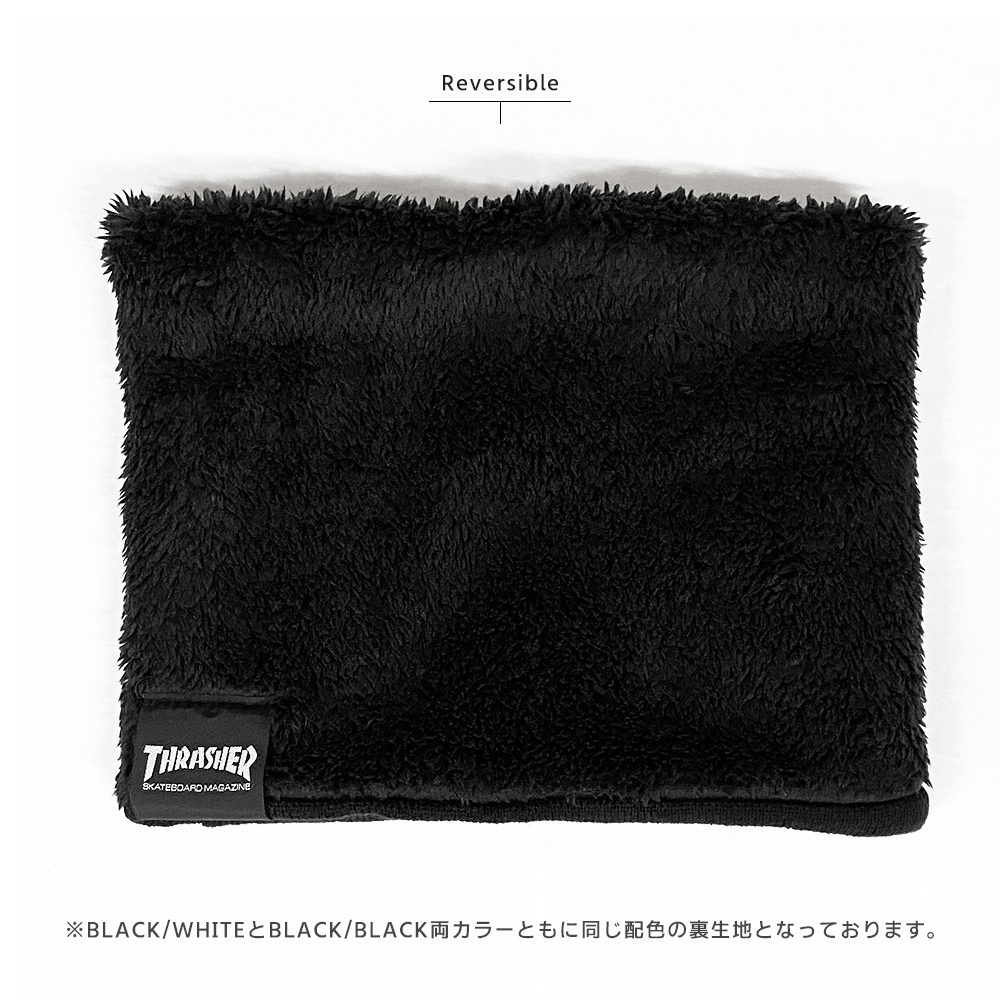 ゆうパケット送料無料】THRASHER スラッシャー ネックウォーマー リバーシブル ネックゲーター 首巻き 刺繍 ブラック 黒 通勤 通学 防寒  スポーツ 21th-k50 :thrasher304-21th-k50-0611:capsule - 通販 - Yahoo!ショッピング