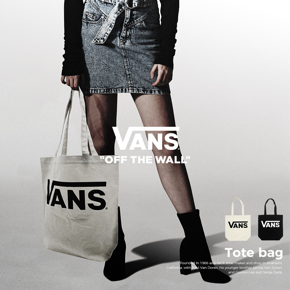 VANS トートバッグ 帆布 布 肩掛け トート コットン かばん 鞄