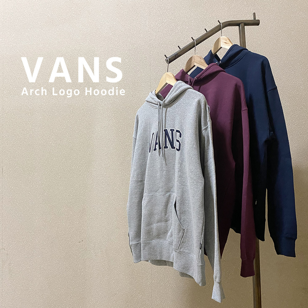 VANS パーカー 厚手 バンズ プルオーバー ヴァンズ 長袖 カレッジロゴ