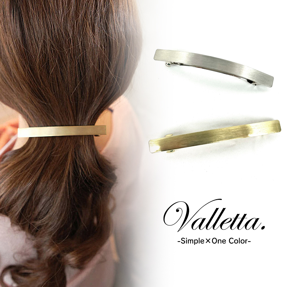 PORTRY jewelry バレッタ　シルバー barrette-01 silver※8/11発送予定 | PORTRAY JEWELRY