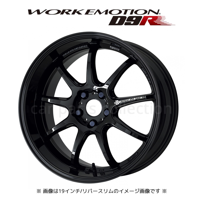 WORK G[V D9R (1PIECE/REVERSE) 18C`×9.5J +30 5H-114.3 ubN zC[1{