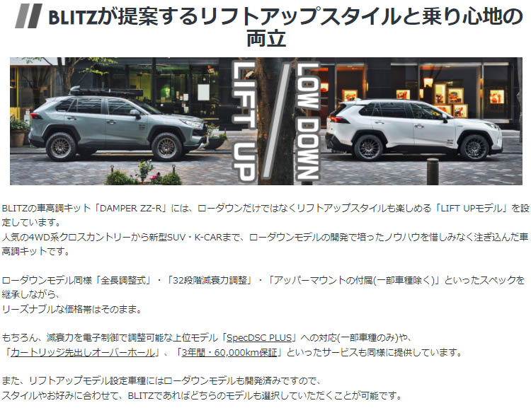 ハスラー MR52S(2020/02-) R06A(Turbo) ブリッツ BLITZ 車高調