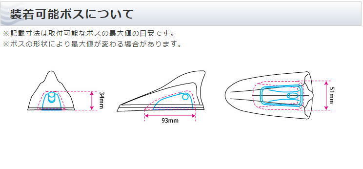 BeatーSonic（ビートソニック） FM/AMドルフィンアンテナ TYPE4 FDX4T