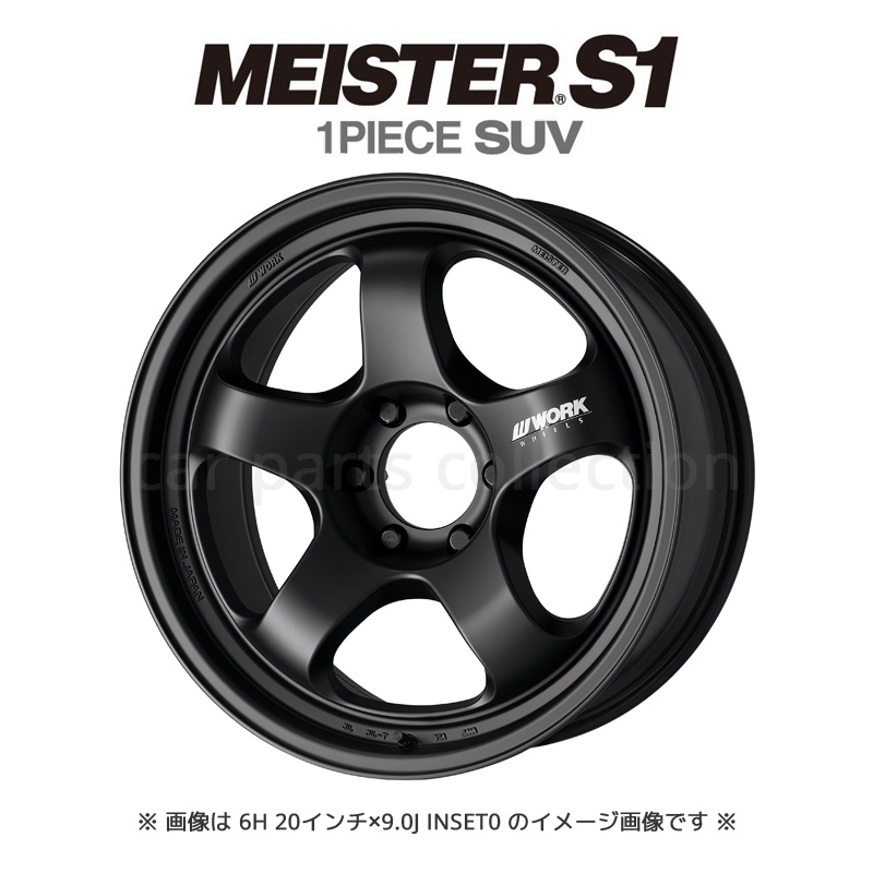 20C` 9.0J CZbg0 6-139.7 }bgubN WORK MEISTER S1 1PIECE SUV zC[1{ (Pi)