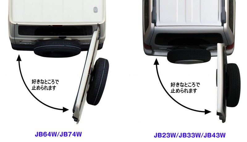 NEOPLOT RV フリーストップドアオープナー バックドアダンパー