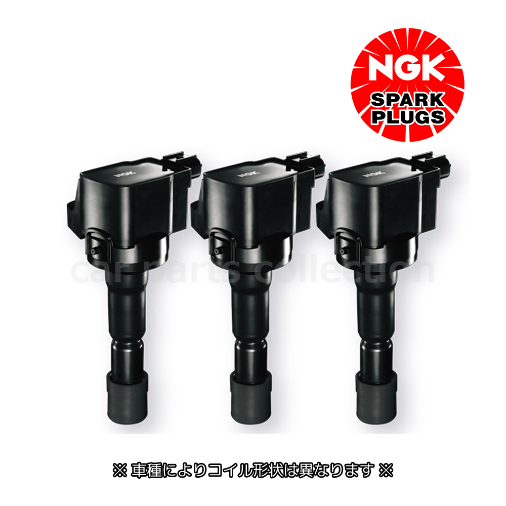 ラパンss NGK イリジュウムプラグ + NGKコイル 3個セット