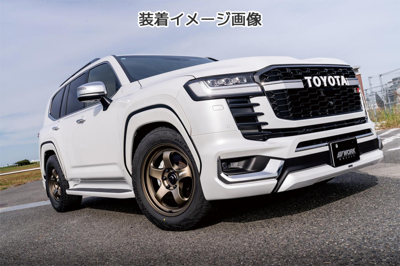 16インチ 8.0J インセット0 5-150 マットブラック WORK MEISTER S1 1PIECE SUV ホイール1本 (単品) | WORK | 02