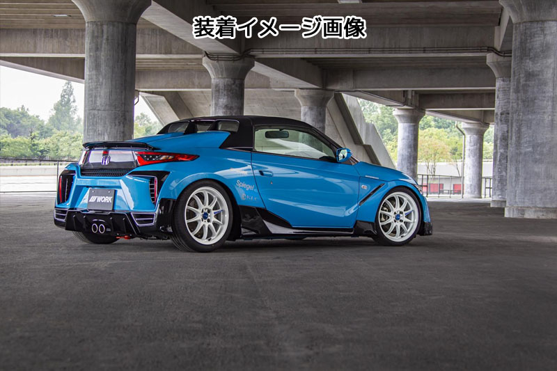 WORK 17インチ 8.0J +35 5H 114.3 セミテーパー ホイール ワーク