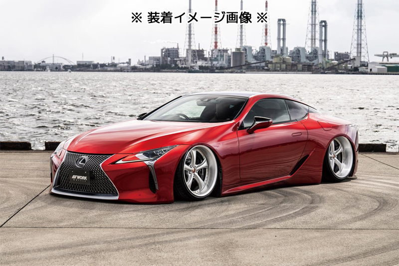 20インチ 8.0J 5H/114.3 FULL REVERSE BIG CALIPER Rdisk ワーク ホイール VS KF# ライトグレイッシュシルバー (1本)の画像