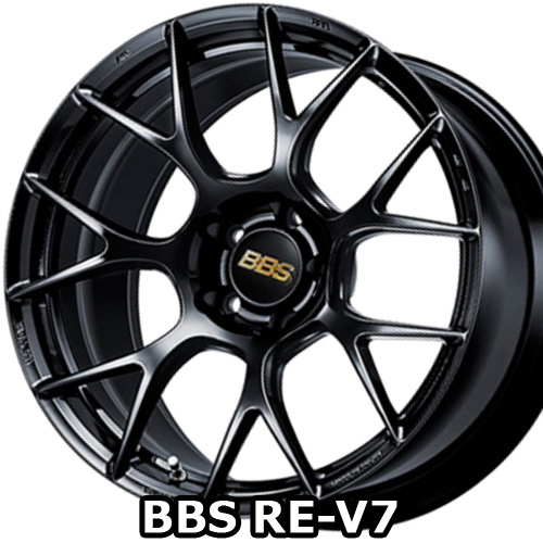 (1本価格) 19インチ 8.5J 5/114.3 BBS RE-V7 (BK) ホイール 1本｜car-mania