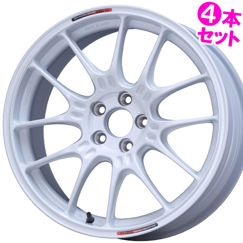 (4本価格) 17インチ 7.5J 5/100 エンケイ レーシング GTC02 For GR86/BRZ CUP (W) ホイール 4本セット｜car-mania