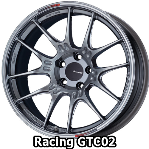 (1本価格) 18インチ 7.5J 5/112 エンケイ レーシング GTC02 (HS) ホイール 1本