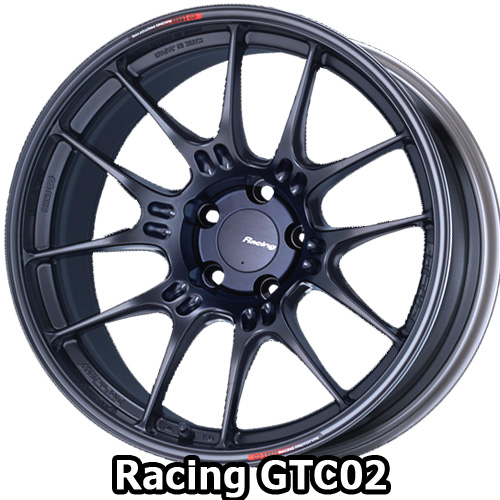 (1本価格) 19インチ 10.5J 5/120 エンケイ レーシング GTC02 (MBK) ホイール 1本｜car-mania