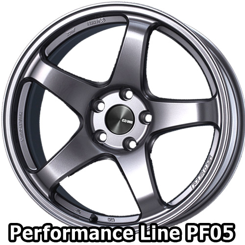 (1本価格) 17インチ 8.5J 5/100 エンケイ パフォーマンスライン PF05 (DS) ホイール 1本｜car-mania