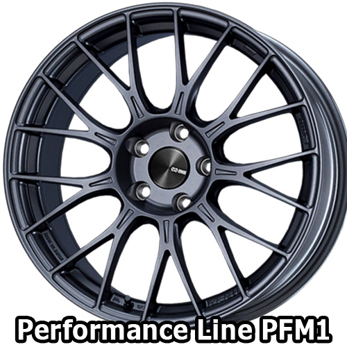 安い定番エンケイ ホイール パフォーマンスライン PFM1 17インチ×8.5J 4穴 100 +45 Performance Line 17x8.5J 社外品