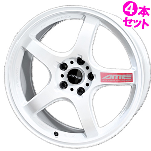 共豊 (4本価格) 18インチ 9.5J 5/100 トレーサー GT-V (WHITE 
