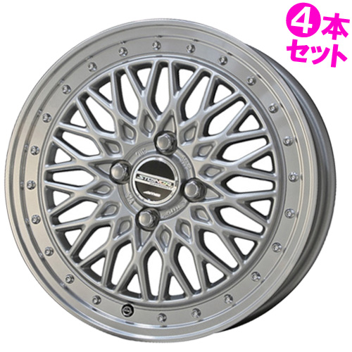 (4本価格) 15インチ 4.5J 4/100 共豊 シュタイナーFTX (S) ホイール 4本セット｜car-mania