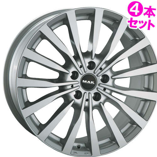 4本価格) 18インチ 8.5J 5/112 マック クローネ (S) X6(G06) : カー
