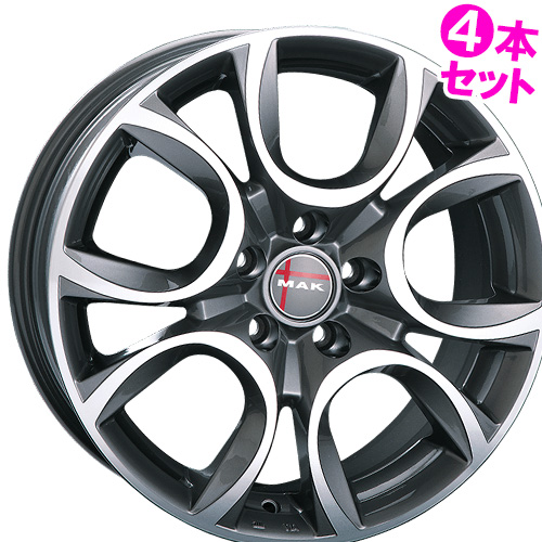 フィアット500 純正 16インチ アルミホイール 4本セット 希少 美品 フィアット 500 X 16インチ ホイール セット