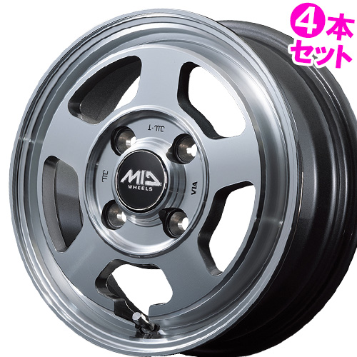 (4�{���i) 12�C���` 4.0B 4/100 �}���J MID �K���V�A �V�J�S5 (MGP) �z�C�[�� 4�{�Z�b�g