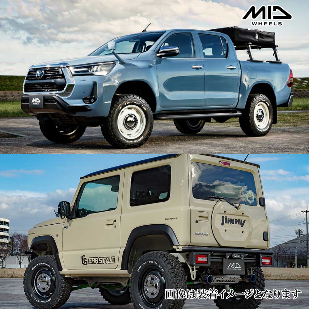 (4本価格) 15インチ 4.5J 4/100 マルカ MID ガルシア シスコ (SB2) ホイール 4本セットの画像
