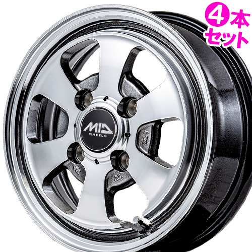マルカサービス (4本価格) 12インチ 4.0B 4/100 マルカ MID